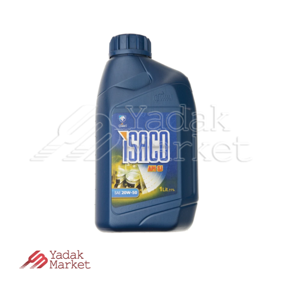 روغن موتور SJ 20W50 شرکتی ایساکو کد 770702799 مناسب برای پژو 405