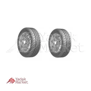 لاستیک خودرو سایز 165/65R13 گل P648 بسته 2 عددی بارز مناسب برای پراید 111