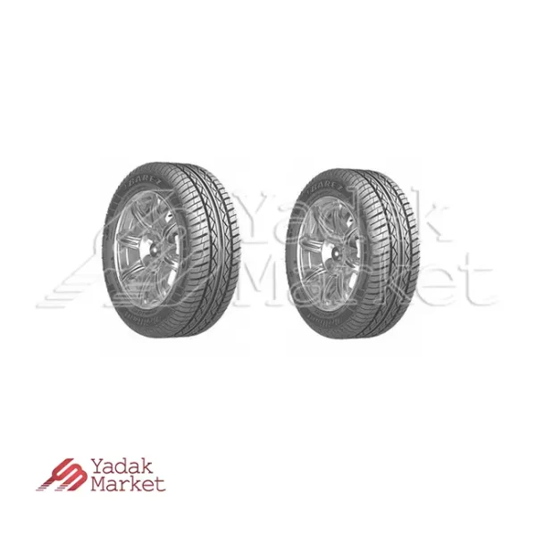 لاستیک خودرو سایز 165/65R13 گل P648 بسته 2 عددی بارز مناسب برای پراید 132