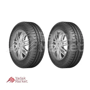 لاستیک خودرو سایز 185/65R14 گل P640 بسته 2 عددی بارز مناسب برای کوییک