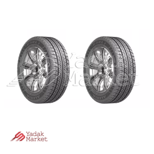 لاستیک سایز 195/65R15 گل P648 بسته 2 عددی بارز مناسب برای برلیانس H330