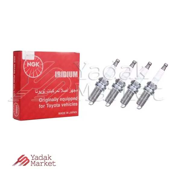 شمع موتور سوزنی ایریدیوم لیزری پایه بلند NGK کد ILFR6T-11 92815 بسته 4 عددی مناسب برای هیوندای لکسوس LX570